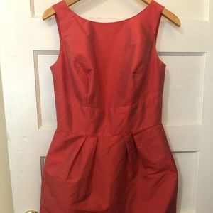 Beautiful Coral Backless Dress, Size 10